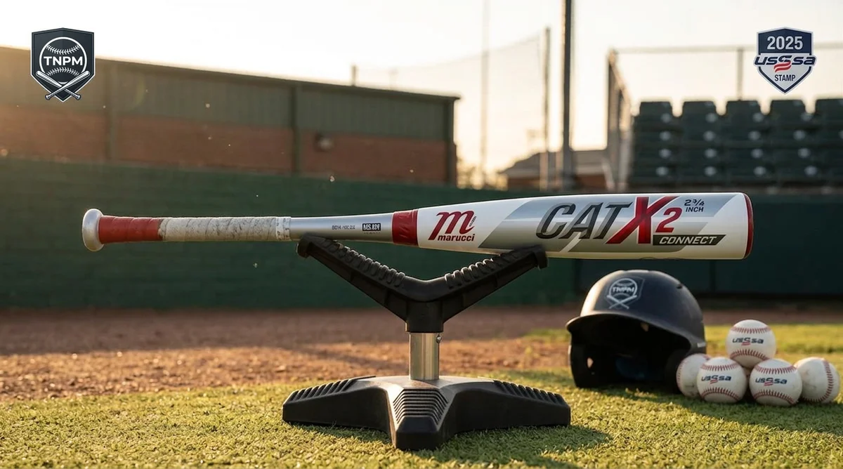 2025 Marucci CatX2 Connect USSSA travel ball power hybrid 2 3/4 barrel review 7.7 out of 10