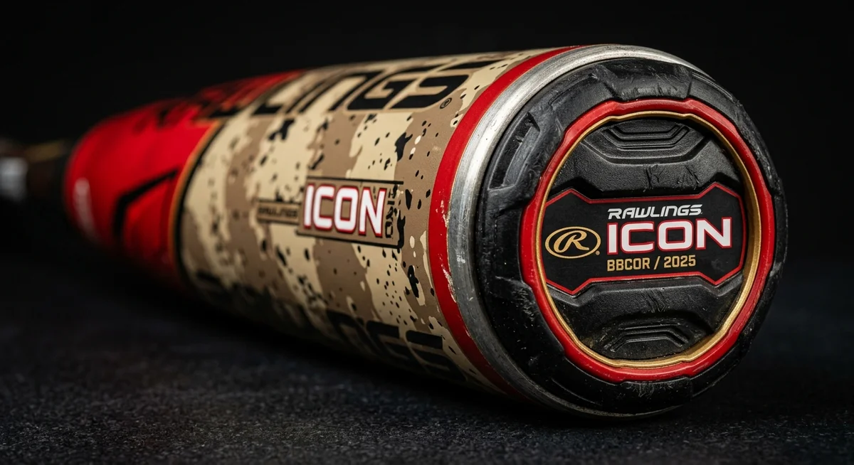 2025 Rawlings ICON BBCOR end cap — documented three-year failure pattern