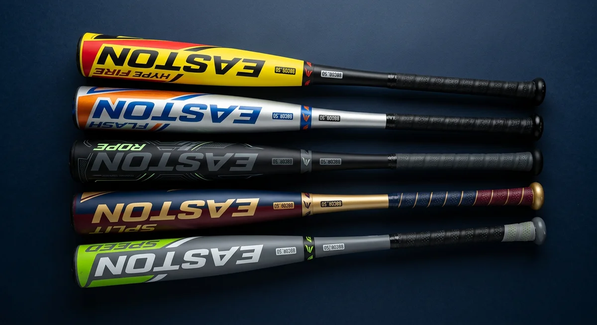 2026 Easton BBCOR bat lineup — all five models reviewed
