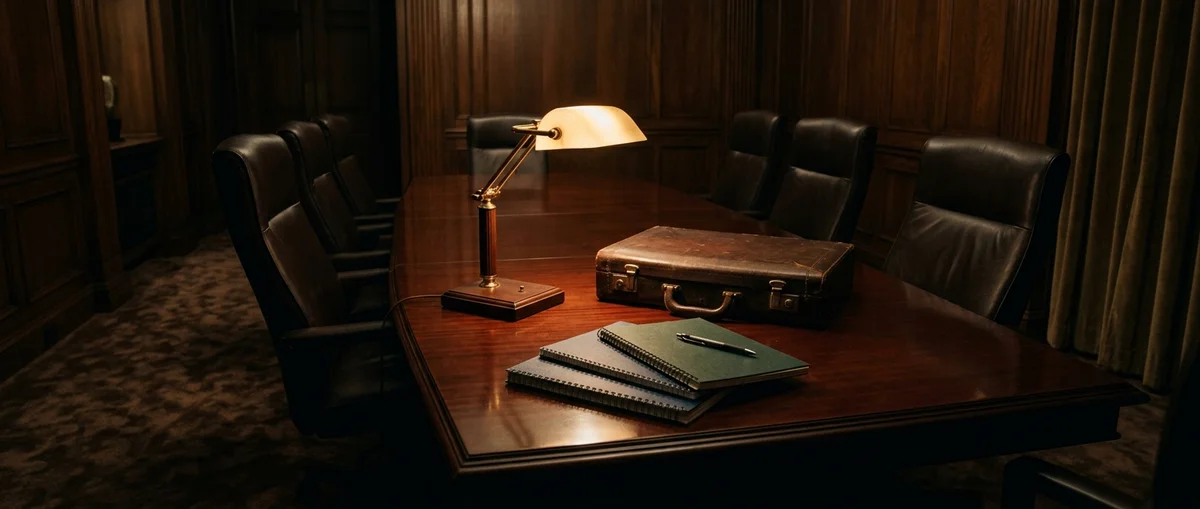 Front office conference room, 1970s