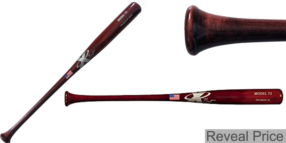 Maple 33" Inch Baseball Bat 33oz Pop! Nice AP5 Deep Red/White Game Ready Wood 
