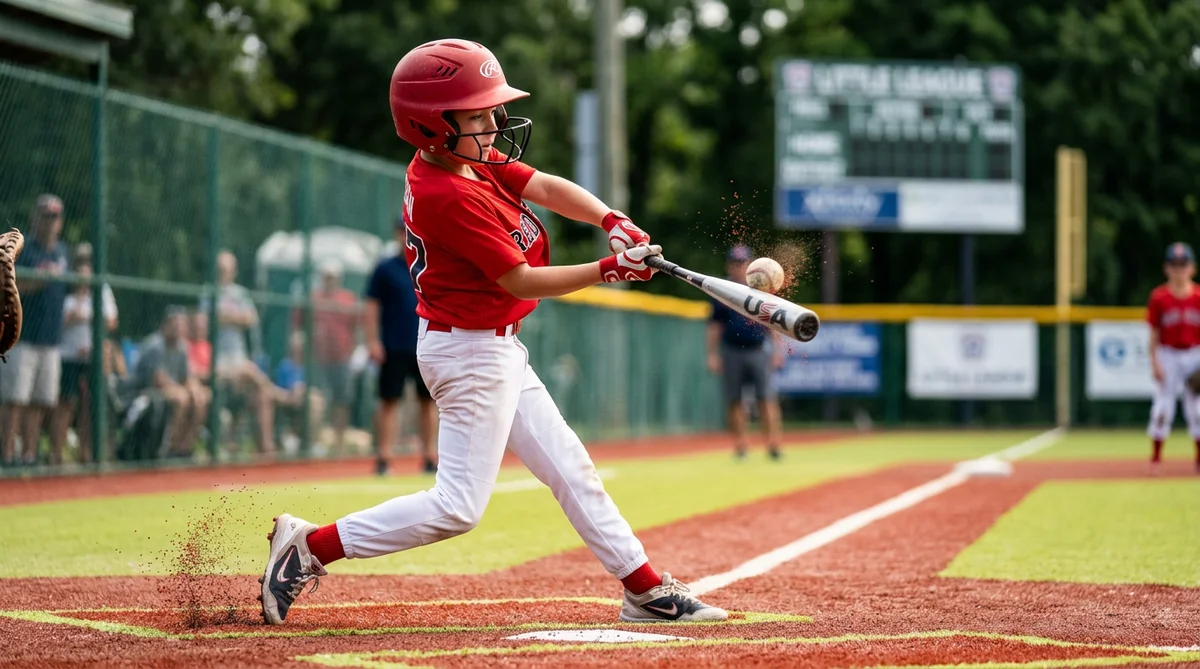 Young hitter swinging budget USA baseball bat 2026 rec ball Little League